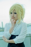 akatsuki axis_powers_hetalia blonde_hair blouse corset cosplay france genderswap nyotalia rating:Safe score:0 user:pixymisa