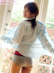 ass blouse open_clothes ponytail school_uniform shorts takahashi_akane rating:Safe score:2 user:nil!
