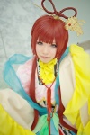 cosplay gown headdress knot_top magi:_the_labyrinth_of_magic mizusa pink_eyes red_hair ren_kougyoku_(magi) rating:Safe score:0 user:pixymisa