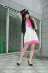 akiyama_mio cosplay dress gloves hairband k-on! makise_anji pantyhose rating:Safe score:2 user:nil!