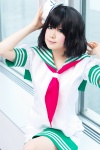 amamiya_shion cosplay murasa_minamitsu sailor_hat sailor_uniform school_uniform shorts touhou rating:Safe score:0 user:nil!