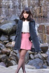 black_legwear blouse cardigan chihane coat necklace pantyhose skirt rating:Safe score:3 user:pixymisa