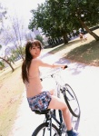 akiyama_rina ass bicycle bikini_top plaid shorts swimsuit ys_web_261 rating:Safe score:0 user:nil!