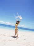 beach bikini dgc_0124 kawamura_yukie ocean side-tie_bikini swimsuit rating:Safe score:0 user:nil!