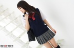 blouse bookbag costume girlz_high kneesocks pleated_skirt school_uniform skirt suenaga_yoshiko sweater_vest rating:Safe score:1 user:nil!