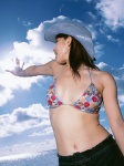 bikini_top cleavage cowboy_hat jeans ocean swimsuit wanibooks_09 yaginu_junko rating:Safe score:1 user:nil!
