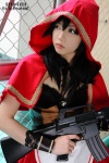 corset cosplay gun hood miniskirt natsumi_(ii) resident_evil resident_evil_5 rifle sheva_alomar skirt rating:Safe score:0 user:nil!