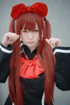 aloe cosplay dress hairbow konoe quiz_magic_academy red_hair twintails rating:Safe score:0 user:nil!