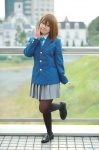 blazer blouse cosplay hair_clips hirasawa_yui k-on! pantyhose pleated_skirt school_uniform skirt tomura rating:Safe score:2 user:nil!