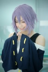 cosplay kaieda_kae purple_hair rosario+vampire shirayuki_mizore sweater tank_top rating:Safe score:0 user:nil!