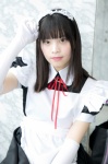 apron cosplay elbow_gloves gloves hairband maid maid_uniform miremire original ribbon_tie rating:Safe score:0 user:pixymisa