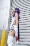 bandaged_hands cosplay ikkitousen kanu_unchou pantyhose purple_hair qipao sei rating:Safe score:4 user:Log