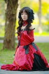 cosplay fate/hollow_ataraxia fate/series gown hair_ribbons maropapi tohsaka_rin twintails rating:Safe score:0 user:nil!