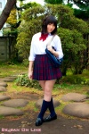 blouse bookbag kneesocks pleated_skirt school_uniform skirt toyama_suzune rating:Safe score:0 user:nil!