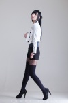 high_heels hwang_mi_hee jacket pantyhose shorts rating:Safe score:1 user:mock