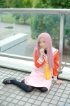 cosplay dress gingamu hayate_no_gotoku! katsura_hinagiku pantyhose pink_hair sailor_uniform school_uniform rating:Safe score:3 user:nil!