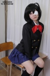 another blazer blouse bowtie cosplay eyepatch kneehighs misaki_mei natsuki_(iii) pleated_skirt skirt rating:Safe score:0 user:pixymisa