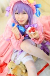 amatsuka_miyu cosplay dress garter_belt hat patchouli_knowledge purple_hair robe thighhighs touhou zettai_ryouiki rating:Safe score:0 user:nil!