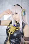 cosplay headset megurine_luka pink_hair tsugu vest rating:Safe score:0 user:nil!