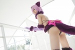 animal_ears bikini bow_tie cat_ears cosplay dangerous_beast do_sukebe_reisou elbow_gloves fate/grand_order gloves mash_kyrielight mike muffler pink_hair swimsuit tail thighhighs rating:Safe score:0 user:nil!