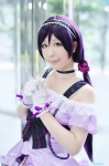 braid choker cosplay dress gloves love_live!_school_idol_project purple_hair shaa toujou_nozomi rating:Safe score:0 user:nil!