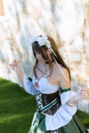 aiyoku_no_eustia blouse choker cleavage corset cosplay detached_sleeves enako eris_floraria hairband koku_no_kanaria skirt rating:Safe score:3 user:nil!