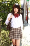 blouse bookbag dgc_0863 itou_haruka kneesocks pleated_skirt school_uniform skirt rating:Safe score:0 user:nil!