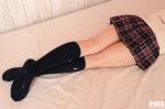 bed blouse haruna_megumi kneesocks pleated_skirt rq-star_466 school_uniform skirt sweater_vest rating:Safe score:1 user:nil!
