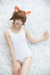 animal_ears cat_ears cosplay miyafuji_yoshika strike_witches swimsuit utateika-na rating:Safe score:0 user:pixymisa