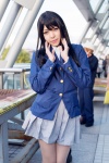 akiyama_mio blazer blouse cosplay kano k-on! pantyhose pleated_skirt school_uniform sheer_legwear skirt rating:Safe score:0 user:pixymisa