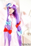 cosplay dress hat patchouli_knowledge purple_hair robe saku sweet_garden touhou rating:Safe score:0 user:nil!