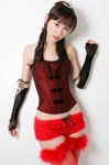akiyama_rina corset fingerless_gloves fishnet_stockings gloves shorts thighhighs rating:Safe score:2 user:nil!