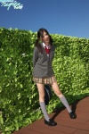 blouse bookbag cardigan costume kneesocks matsayama_nagisa pleated_skirt school_uniform skirt twintails rating:Safe score:0 user:nil!