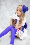 aida_yukiko cosplay dress garter gloves macross macross_frontier multi-colored_hair petticoat sheryl_nome thighhighs top_hat zettai_ryouiki rating:Safe score:0 user:pixymisa