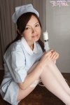 dress kitagawa_karen nurse nurse_cap nurse_uniform syringe thighhighs zettai_ryouiki rating:Safe score:0 user:nil!