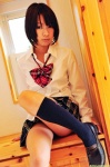 blouse dgc_0895 kneesocks miyatsuka_kei pleated_skirt school_uniform skirt rating:Safe score:1 user:nil!