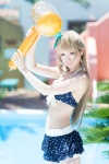 bikini blonde_hair cosplay inflatable_toy kurasaka_kururu love_live!_school_idol_project minami_kotori side_ponytail spica swimsuit rating:Safe score:0 user:nil!