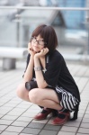 camera camisole cardigan glasses miniskirt namada skirt socks rating:Safe score:3 user:nil!