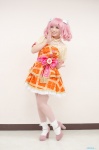 aikatsu! amahane_madoka cosplay dress nachi pantyhose pink_hair sheer_legwear socks twintails rating:Safe score:0 user:nil!