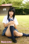 aoi_tsukasa blouse bookbag costume kneesocks panties pleated_skirt school_uniform skirt rating:Safe score:1 user:nil!