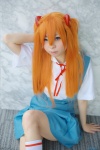 blouse cosplay hair_pods jumper kneesocks mumuko neon_genesis_evangelion rebuild_of_evangelion red_hair school_uniform soryu_asuka_langley twintails rating:Safe score:1 user:nil!