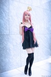 aayame_i cosplay crown dress megurine_luka pink_hair vocaloid world_is_mine_(vocaloid) rating:Safe score:4 user:DarkSSA