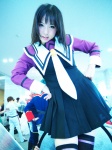 cosplay cyborg_nene i"s jumper school_uniform thighhighs tie yoshizuki_iori zettai_ryouiki rating:Safe score:0 user:nil!