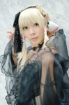 blonde_hair chii_(chobits) chobits cosplay dress maropapi veil rating:Safe score:0 user:nil!