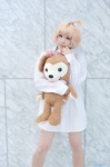 blonde_hair blouse cosplay sorano_yuni stuffed_animal tagme_character tagme_series teddy_bear rating:Safe score:0 user:nil!