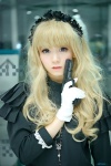 aka_(morimori) cosplay dress gloves gun hairband tagme_character tagme_series rating:Safe score:0 user:nil!