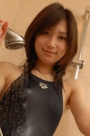 bathroom ishii_kaori one-piece_swimsuit shower swimsuit wet rating:Safe score:0 user:nil!