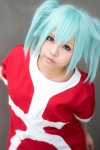 aqua_hair blue_eyes cosplay crossplay fei_rune inazuma_eleven tshirt uriu rating:Safe score:0 user:nil!