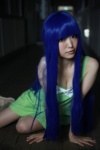 blue_hair cleavage cosplay dress furude_rika higurashi_no_naku_koro_ni tsun rating:Safe score:0 user:nil!