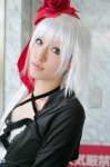 cosplay hairbow ibara_(series) lace meidi_rose rose saya silver_hair rating:Safe score:0 user:nil!